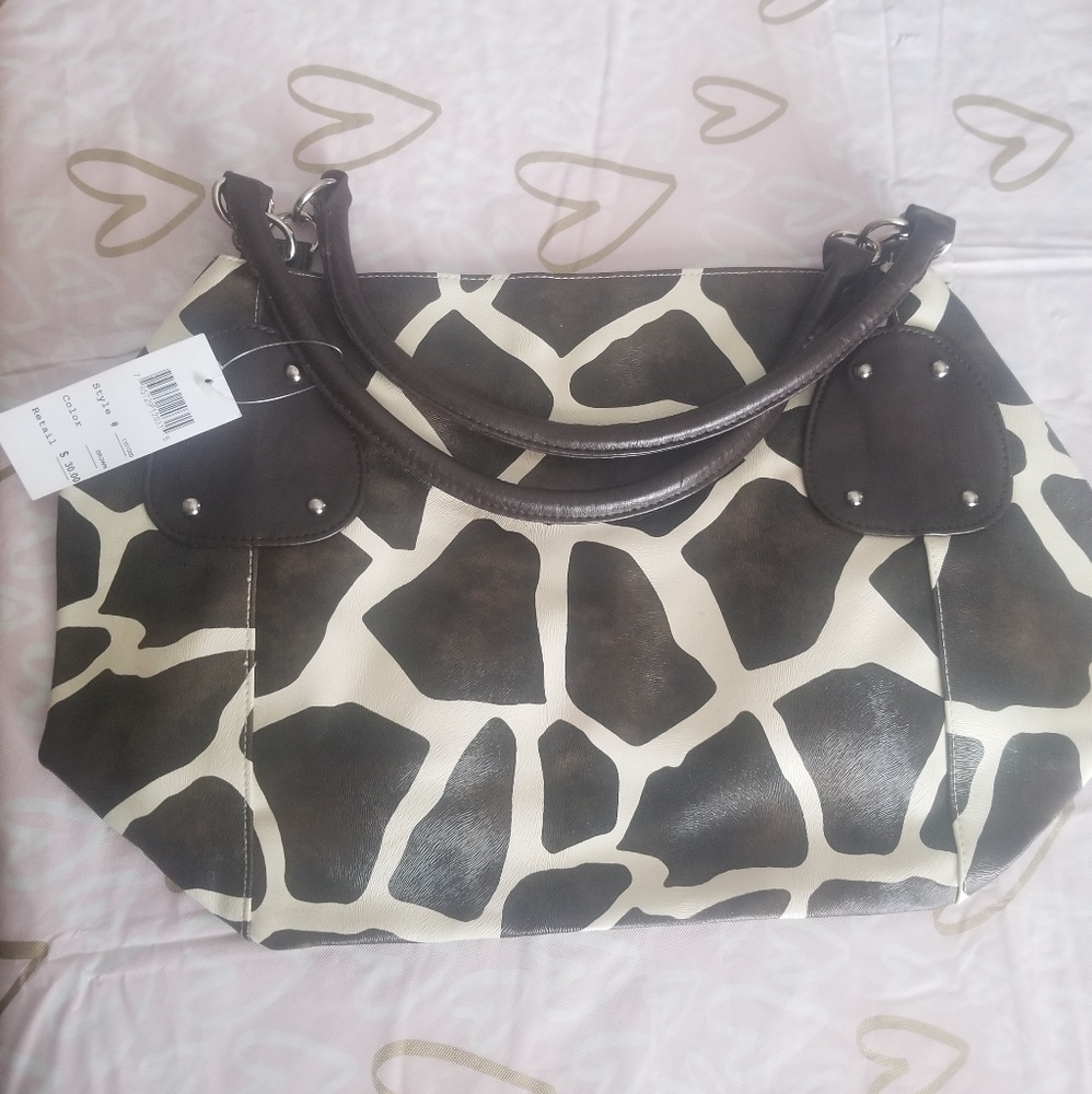 New with tags animal print purse